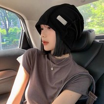 얼굴소멸 팔각 두건비니 빅사이즈 루즈핏 얇은 두건 대두 반다나 모자