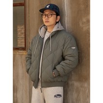 2001아울렛 [후아유] 2022 [투웨이] 후드탈착 퀼팅점퍼 숏패딩 항공점퍼 공용 단체 커플 / WHJJC4T23U