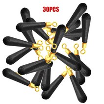 호환 낚시배 바다낚시배요트 부품 20pcs 플로트베이스 나머지 회전 회전 실리콘 bobber 홀더 스토퍼 장비 블록 태클 액세서리, 30pcs 큰