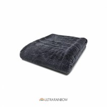 울트라레인보우 빅 트위스트 마이크로파이버 드라잉 타월 003TWIST, 그레이, 1개