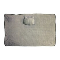 휴대용 전기 담요 차박 온열 USB, 72CM/X115CM, 회색 고양이