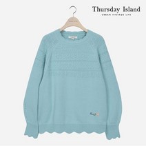 써스데이아일랜드 여성 변형 케이블 풀오버 T212MSW132W _P334984882 423952