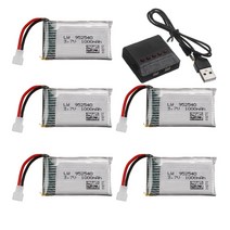리포배터리 rc카 드론 인산 철 충전기 무선 3.7v 1000mah 25c lipo, 협력사, 충전기가있는 5pcs