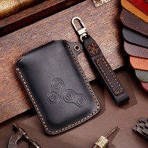 Hallmo 르노삼성 스마트 키케이스 A/B 타입 SM3 SM5 SM7 QM3 QM5 QM6 SM6 XM3 키홀더, B타입, 블랙