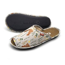 쿠션마루 여성용 숲 속 친구 쿠션 실내화, 혼합색상, 1개