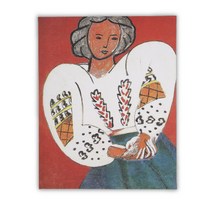 [구캔갤러리] 명화 캔버스 액자 - 앙리 마티스 / 루마니아풍의 블라우스를 입은여자