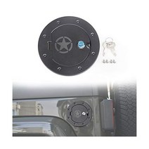 스케미치 Sukemichi 가스 탱크 캡 20072017 지프 랭글러 JK 용 잠금 장치가있는 연료 도어 5th Wheel Toy Hauler 스테이션 커버 가능, Star