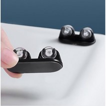 다용도 이동식 휠 미니바퀴 4P 부착형 가구 바퀴, 블랙4P