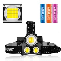 XHP160 해루질 헤드랜턴 LED후레쉬 작업등 충전식 J98, 1개, J98-풀세트(배터리O)