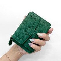 플립 천연소가죽 멀티 반지갑 6컬러