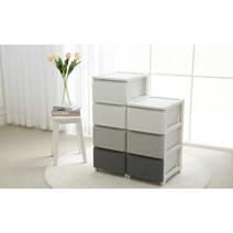 홈스타일 DIY서랍장 M3단 M4단 다용도서랍장, 화이트