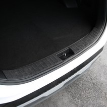 JS automotive 더뉴싼타페TM 차량전용 트렁크범퍼 커버 흠집방지 튜닝 몰딩 랩핑 보호 간편부착 카악세사리 용품, 더뉴싼타페