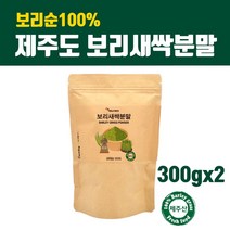새싹 보리순 분말 국산 새싹보리 뿌리분말 제주도 보리새싹 추출분말 가루 파우더 차 뿌리 어린잎 100% 착즙 폴리코사놀 사포나린 내장지방 독소빼는 중금속없는 효능 먹는법, 2팩