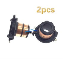 자동차 발전기 기아 맥시마 BYD 현대 미쓰비시 브릴리언스 xiali 모터 구리 헤드 슬립 링 125mm135mm 2 개, 1.innerdiameter 125mm