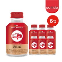 삼립 파스쿠찌 RTD 골든삭 아메리카노/ 클래식 라떼 275ml 캔커피 6입 12입, 6개