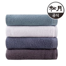 송월 항균타올40 (40x80cm/150g/최고급 30수) 5장, 그레이
