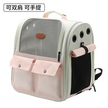 강아지 산책 가방 슬링백 케이지 크로스백 애견 백팩 포대기 이동가방 힙색 이동장, 23KG고양이+17KG강아지, 쌀국수