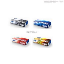 정품 삼성프린터토너 삼성토너 삼성 SL C433W 정품토너 4색세트프린터토너 잉크토너 카트리지 토너충전 복합기 프린터기 리필 PT+7224EA