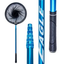 접이식 탄소 긴 손잡이 물고기 잡기 그물 어망 205cm 245cm 275cm 305cm, 305cm 블루, [04] 305cm blue