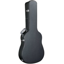 통기타 충격 방지 가죽 하드 가방 케이스 기타집, 기타 케이스 40/41인치 블랙