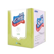 스카트 X80 푸드서비스 타올 42354 그린, 50매입, 1개