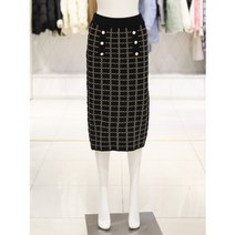 밸리걸 [밸리걸]체인 패턴 니트 스커트(392950)