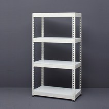 [스피드랙]700x300x1350_4단 베란다 수납 창고 팬트리 정리선, 앵글색상:화이트앵글