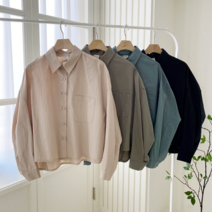 수키 면혼방 더블단추 셔켓 1113391