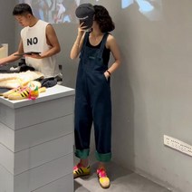 청바지봄과 가을 데님 점프 슈트 여성용 작은 프랑스 복고풍 우유 Fufu 디자인 센스 틈새 스트레이트 서스