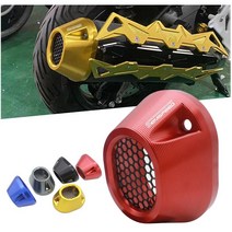 HONDA PCX 125 2021 순정 머플러 커버 머플러 앤드 보호 커버 머플러팁, 레드