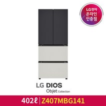 [LG][공식인증점] 오브제 컬렉션 김치냉장고 스탠드형 Z407MBG141 (402L), 폐가전수거있음