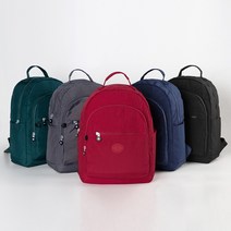 오감인류 가벼운 편한 작은 백팩 천 가방 30대 40대 50대 중년 여성 여자 직장인 데일리 심플한 패브릭 단색 작은 소형 경량 가방