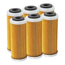 오토바이엔진 오일필터 엔진오일필터 46 Pcs Cyleto 오일 필터 KTM SX SXF SXS EXC EXCF EXCR XCF XCFW XCW SMR 250 350 400 450, Yellow-6