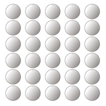 아크릴 키 체인 블랭크 30pcs 둥근 사각형 투명 보드 액세서리, 5cm 라운드, Y