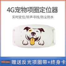 gps추적기 방지 동물 스마트 고양이 강아지 분실 애완, 06 4G 흰색 개