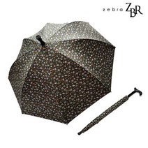 [지브라] 백화점 브랜드 우산 60 지팡이 암막 장우산 여성용 블랙