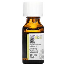 아우라카시아 순수 에센셜 오일 로즈 앱솔루트 0.5fl oz(15ml)