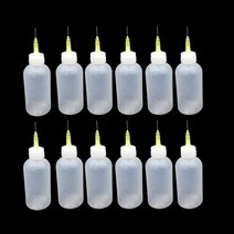 12개/set Liquid Dispenser Bottles Epoxy Resin Molds Coloring Bottles With Syringe Needles Industrial, China