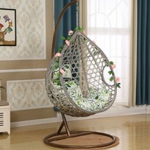 [바보사랑] 1인용 라탄 행잉체어(2color)[기프트갓], 브라운_1314293