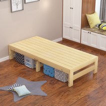 목욕탕 평상 나무 침대 사우나 찜질방 휴게실 베드, 180 x 40 x 40CM