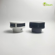국산 평평한 방풍형 후드캡 200파이 250파이, 화이트
