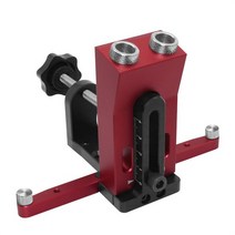 포켓 홀 지그 15 도 목공 드릴 가이드 도웰 지그 키트 홀 로케이터 펀처 목공 가이드 조인트 앵글 로케이, B