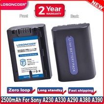 2500 소니호환 A380 A390 A230 A330 A290 LEDR-TG1E TG3 TG5 TG7 DSC-HX1 DSC-HX200 NP-FH50 NP FH50 카메, 한개옵션0