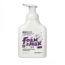 Ecostore 에코스토어 키즈 폼 투 더 맥스 3 in 1 컨디셔닝 샴푸 앤 바디워시 350ml 4팩