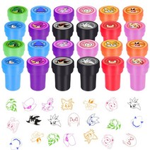 GOBAGS 아동용 소닉 파티 선물 스탬퍼 24피스 다양한 셀프 잉크 스탬퍼 가방 스터퍼 생일