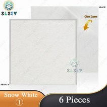 방음판 실내 방음 흡음 부스 음향 절연 패널 자체 접착 사각형 음악 스튜디오 흡수 벽 개, 1--Snow White, 0.8cm Medium Density