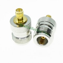 알루미늄 프로파일 SMA 커넥터SMA N BNC UHF RPSMA SO239 PL259 수컷 암컷 스트레이트 RF 어댑터 컨버터, 1Pcs N RPSMA-KK