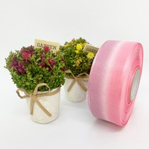 포장 리본 끈 제이제이리본 이색오간디36mm 18컬러 (길이 45M ) 공단리본, TO5, 36mm