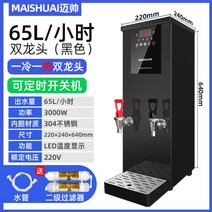 카페온수기 영업용온수기 업소용 급수기 온수 기계 상업용 식당, 100L, 65LH 듀얼 블랙 필터외장형