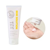 베베솔루션 아토안심크림 120ml (신생아 유아 어린이 피부를 위한 저자극 고보습 수딩 베이비 크림) 침독 아토피 가려움증 동전습진 건조한 아기 피부, 2+1